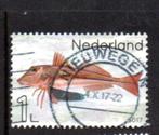 ‹(•¿•)› nl # j0088 noordzee vis / rode poon, Verzenden, Na 1940, Gestempeld