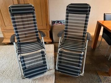 Camping / relax / tuin stoelen (2x) beschikbaar voor biedingen