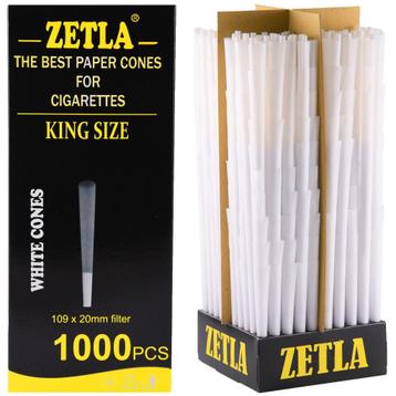 Joint Cones Zetla King Size (1000 Pcs) beschikbaar voor biedingen