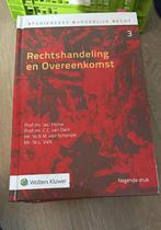 Rechtshandeling en Overeenkomst – 9e druk Studiereeks Burger, Prof. mr. Jac. Hijma, Pro, Ophalen of Verzenden, Alpha, WO
