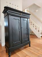 Zwarte biedermeier meidenkast!, Antiek en Kunst, Antiek | Meubels | Kasten, Ophalen
