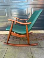 Webe schommelstoel, Huis en Inrichting, Stoelen, Sixties, Gebruikt, Hout, Bruin