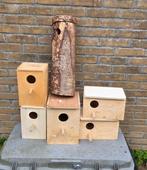 Parkieten / spreeuwen broedblokken, Ophalen, Zo goed als nieuw, Hout, Broedkooi of Kweekkooi