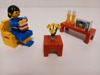 Vintage lego 278 telivison room compleet, Ophalen of Verzenden, Zo goed als nieuw