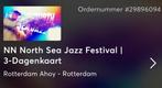 North Sea Jazz 3 dagen kaart 11,12 en 13 juli, Eén persoon, Juli