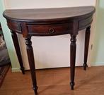 Bijzettafel haltafel half rond 77 cm hoog 56 cm breed 43 cm, Huis en Inrichting, Ophalen, 50 tot 100 cm, Rond, Zo goed als nieuw