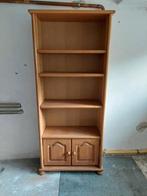 Stevige grenen boekenkast, Ophalen, Gebruikt, 25 tot 50 cm