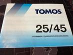 Tomos 25/45 Handleiding - Origineel!, Fietsen en Brommers, Ophalen of Verzenden, Nieuw
