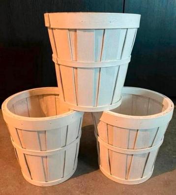 Plantenbak, rieten mand bloempot 20 cm nieuw! beschikbaar voor biedingen