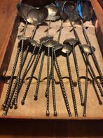 Antieke zilveren lepeltjes 2e gehalte, Antiek en Kunst, Ophalen of Verzenden