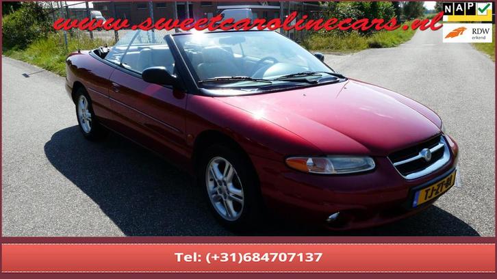 Chrysler Stratus 2.5i V6 LX Convertible,Leder,Lmv's, Auto's, Chrysler, Bedrijf, Te koop, Stratus, ABS, Airbags, Airconditioning