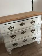 Wit buikkastje met 3 lades, Ophalen, Gebruikt, 50 tot 100 cm, Met lade(s)