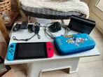 Nintendo Switch V2, Ophalen of Verzenden, Zo goed als nieuw, Met 2 controllers, Switch 2019 Upgrade