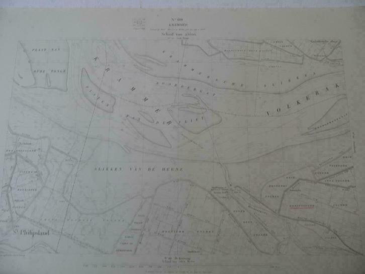 059 / Krammer/ St.Philipsland / Snellehoef Foto Litho 1911, Antiek en Kunst, Kunst | Litho's en Zeefdrukken, Ophalen of Verzenden