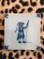 Mooie oudje ANTIEK handbeschilderd wandtegel DELFS AARDEWERK, Antiek en Kunst, Antiek | Wandborden en Tegels, Ophalen of Verzenden