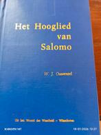 Het Hooglied van Salomo - W.J. Ouweneel, Boeken, Ophalen of Verzenden, Gelezen, W.J. Ouweneel
