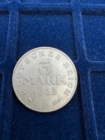 3 Mark munt uit 1923 beschikbaar voor biedingen