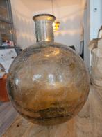 Antieke glazen fles / vaas, Antiek en Kunst, Antiek | Vazen, Ophalen of Verzenden