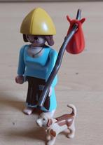 playmobil middeleeuwen zwerfster met hond, Ophalen of Verzenden, Gebruikt, Los playmobil