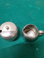 Melk en suiker pot rvs, Ophalen of Verzenden, 'T Olde Gre-j, Info@toldegrej.nl, Endepoelstraat 20f Didam