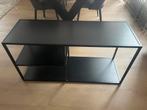 Mooie zwarte sidetable, tv kast, meubel, Huis en Inrichting, Tafels | Sidetables, Ophalen, Zo goed als nieuw, 25 tot 50 cm, Rechthoekig