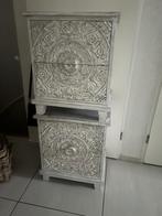 Nachtkastje oosters 2 stuks, Ophalen, Gebruikt, Minder dan 45 cm, Minder dan 55 cm