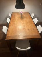 Set witte kuipstoelen netjes, Huis en Inrichting, Ophalen, Zo goed als nieuw, Kunststof, Witte kuipstoelen set