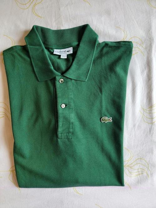 Mooie, originele, bosgroene Lacoste polo, XXL, FR.7 zie afm, Kleding | Heren, Polo's, Gedragen, Overige maten, Groen, Ophalen of Verzenden