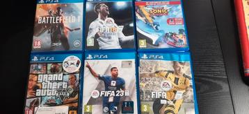 PS4 Games: GTA V, Battlefield 1, FIFA & Sonic beschikbaar voor biedingen
