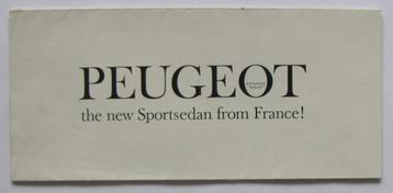 Folder Peugeot 403 uit 1958 beschikbaar voor biedingen