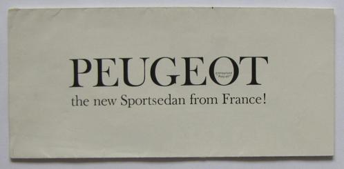 Folder Peugeot 403 uit 1958, Boeken, Auto's | Folders en Tijdschriften, Gelezen, Peugeot, Verzenden