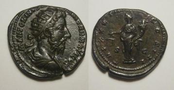 Romein Marcus Aurelius Dupondius TRP XXX IMP VIII COS III SC beschikbaar voor biedingen