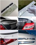 AMG kofferbak embleem chroom of zwart, Ophalen of Verzenden