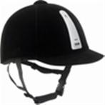 Zwart fluwelen Horka Hawk cap maat 52 53 55 56 57 59 60 61, Dieren en Toebehoren, Paardrijkleding, Dressuur, Nieuw, Ophalen of Verzenden