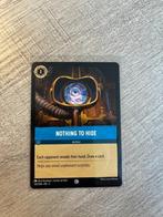 Nothing To Hide 165/204 | Floodborn | Lorcana, Ophalen of Verzenden, Nieuw, Losse kaart