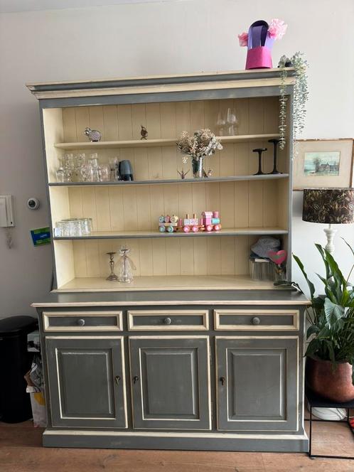 Servies buffetkast, Huis en Inrichting, Kasten | Buffetkasten, Gebruikt, 200 cm of meer, 25 tot 50 cm, Ophalen