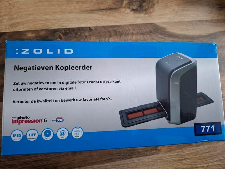 Zolid Negatieven Kopieerder - Diascanner, Computers en Software, Scanners, Gebruikt, Diascanner, MacOS, Windows, Ophalen of Verzenden