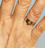 zilveren ring met natuurlijke Opaal steen zilver 925, Sieraden, Tassen en Uiterlijk, Ringen, Nieuw, Met edelsteen, Ophalen of Verzenden