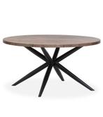 Ronde eettafel 140cm doorsnede, Ophalen, Rond, Zo goed als nieuw, 100 tot 150 cm