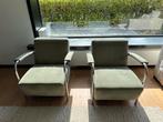 Leolux Scylla Fauteuils alcantara- Set van 2, Huis en Inrichting, Fauteuils, Minder dan 75 cm, Ophalen of Verzenden, Zo goed als nieuw