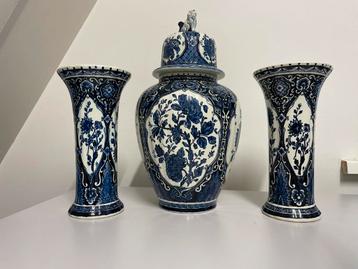 Delfts Blauw Kaststel - Royal Sphinx Boch beschikbaar voor biedingen