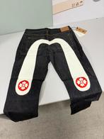 Evisu Daicock Jeans W38 L34 38-34 White Seagull Sakura Nieuw, W36 - W38 (confectie 52/54), Zwart, Nieuw, Ophalen of Verzenden