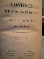 Baedeker Londres et ses Environs, Antiek en Kunst, Ophalen of Verzenden, Baedeker