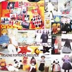 breien / haken 1 x 3-suisses en 2 x ariadne poppen dieren ++, Hobby en Vrije tijd, Breien en Haken, Verzenden, Gebruikt, Breien of Haken