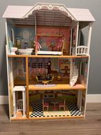 Kidkraft poppenhuis limited Kaylee inckusief poppen familie, Ophalen, Zo goed als nieuw, Poppenhuis