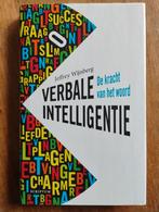 Jeffrey Wijnberg - Verbale intelligentie, Boeken, Jeffrey Wijnberg, Ophalen of Verzenden, Zo goed als nieuw