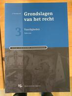 Grondslagen van het recht 3: vaardigheden, M.M. Henket, Ophalen of Verzenden, Zo goed als nieuw