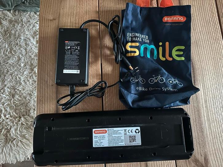Bafang E-bike Batterij en Oplader, Fietsen en Brommers, Fietsaccessoires | Fietsaccu's, Zo goed als nieuw, Ophalen of Verzenden