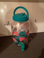 Hema sap-water kan met bekers nieuw, Ophalen of Verzenden, Zo goed als nieuw, Overige stijlen, Kop(pen) en/of Schotel(s)