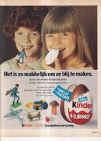 Retro reclame 1977 Kinder Surprise ei chocola tractor Zorro, Ophalen of Verzenden